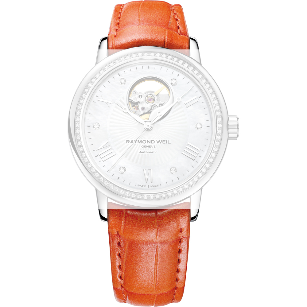 Raymond weil maestro hot sale leather strap