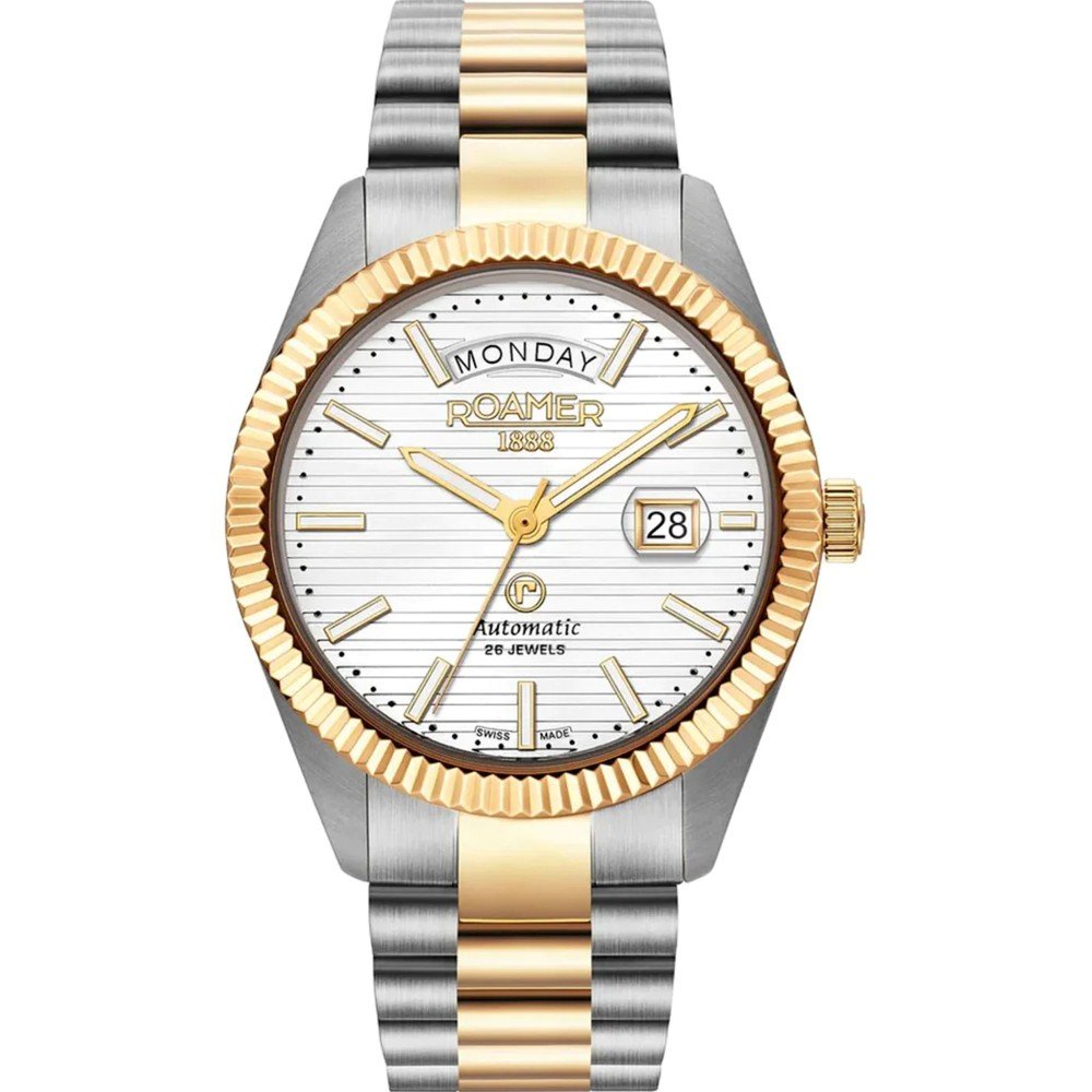 Roamer Primeline 981666-47-25-50 Primeline Daydate II Watch