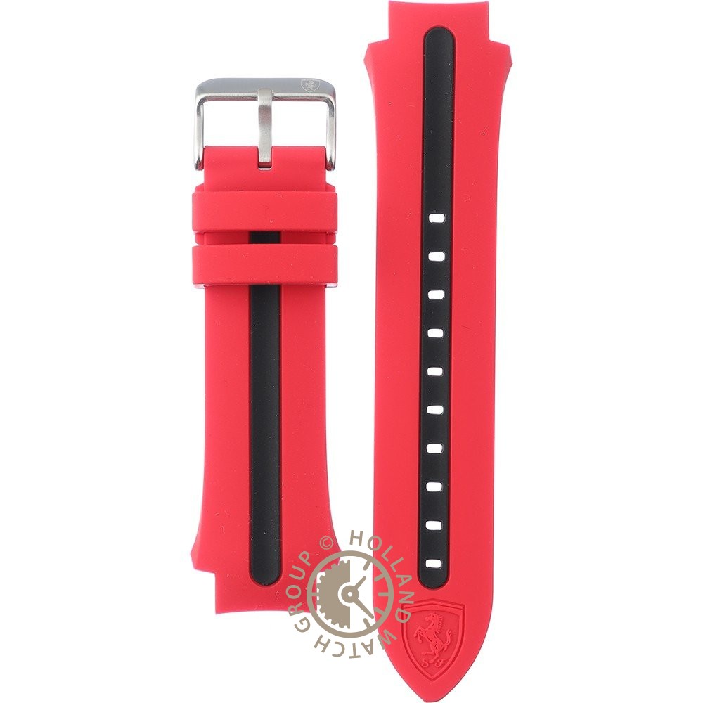 Ferrari watch rubber clearance strap