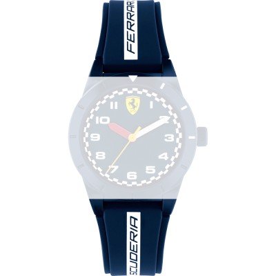 Scuderia Ferrari 689300631 Red Rev Strap