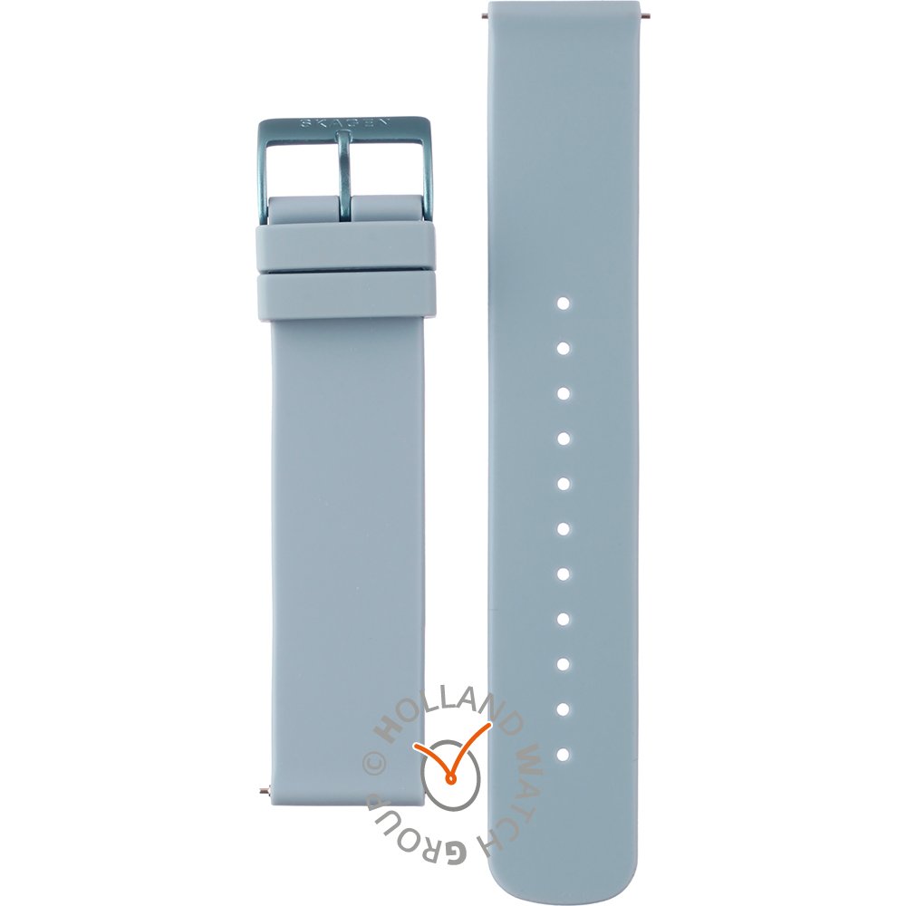 Aaren kulør light blue silicone outlet watch