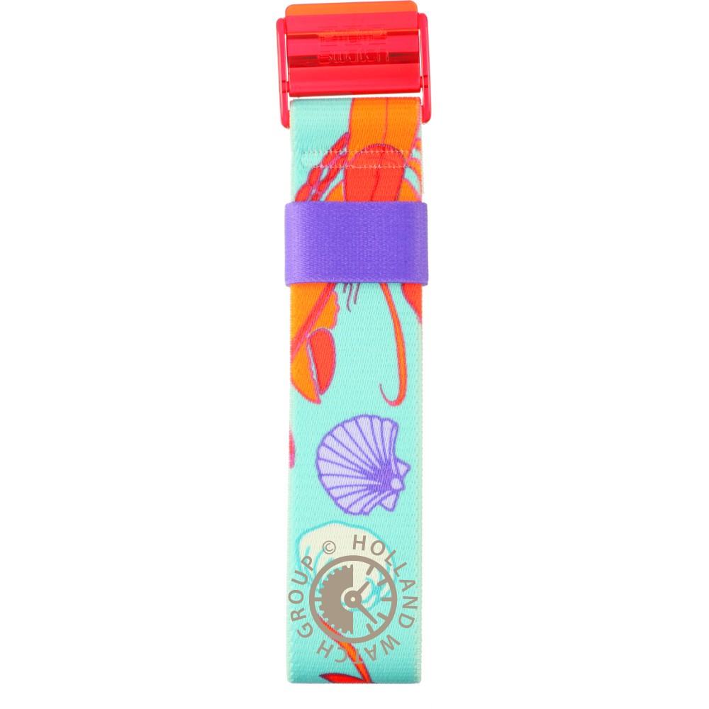 Swatch Plastic - Pop Big - PW APWK181 PWK181 Langoustine Strap