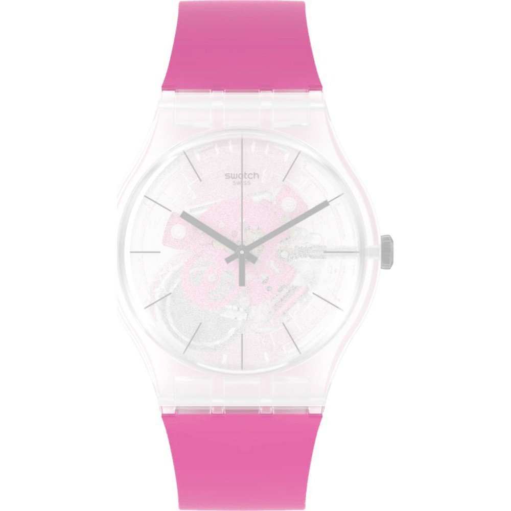 Swatch NewGent Bioplastic ASO29K107 Pink Daze Strap