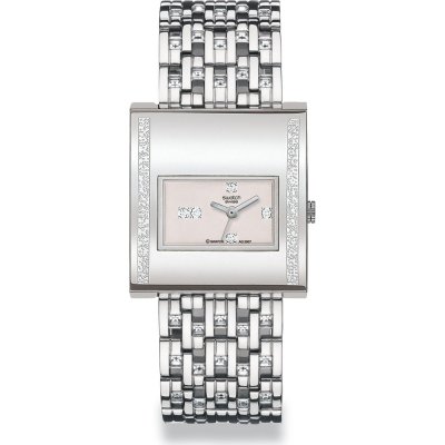 Swatch Lady Square YUS120G Chroma Lux Watch