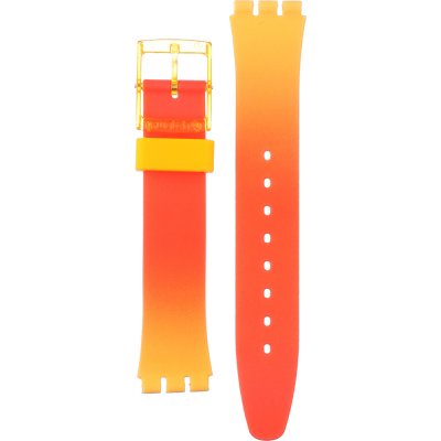 Swatch Plastic - Standard Gent AGR166 GR166 Eight For Luck Strap