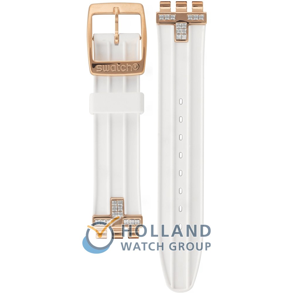 Swatch Irony Medium YL AYLG403 YLG403 Fancy Me Pink Gold Strap