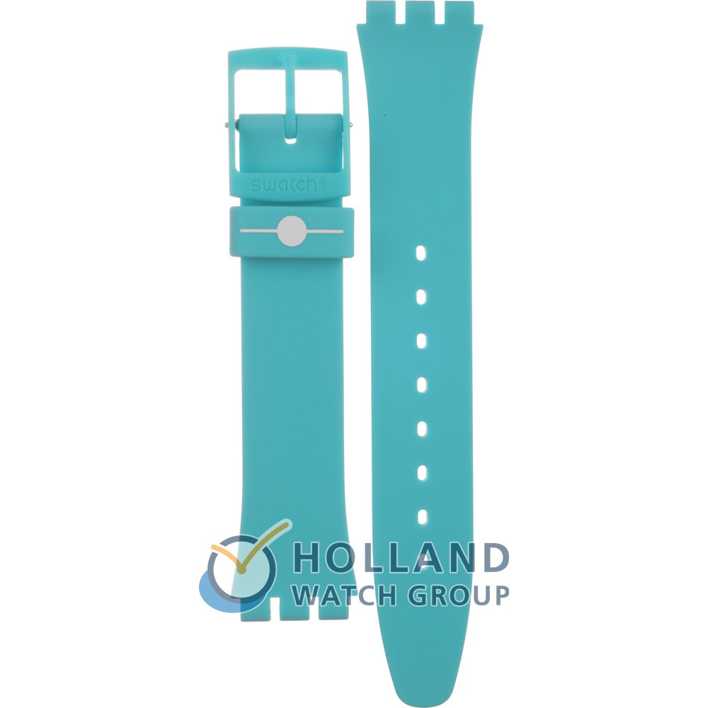 Swatch watch silicone discount strap