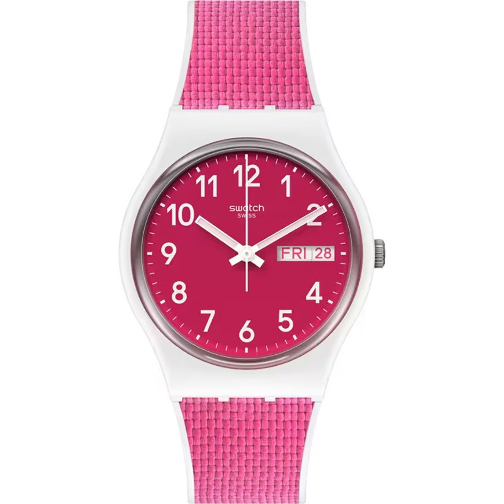 Swatch Original Medium (34mm) GW713 Berry Light Watch