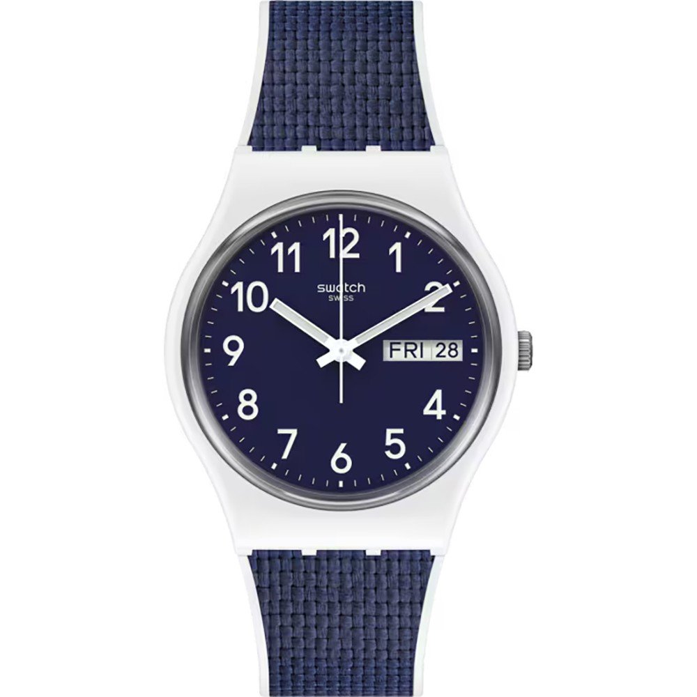Swatch Original Medium (34mm) GW715 Navy Light Watch