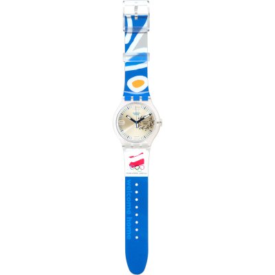 Swatch Olympic Specials SUDK106AF NOC Athens 2004 Poland Watch