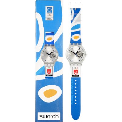 Swatch X-Large SUDK106Q NOC Athens 2004 Singapore Watch