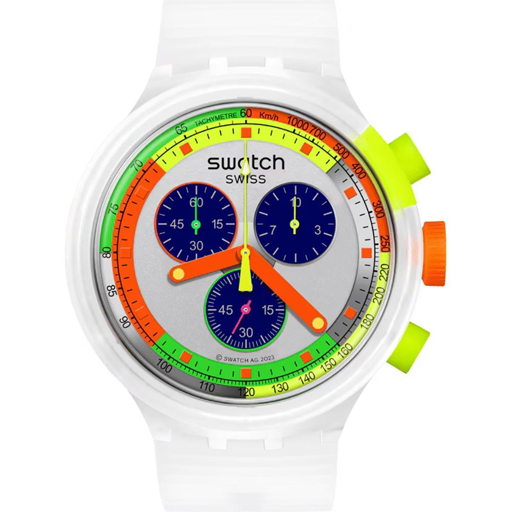 Swatch Big Bold SB02K100 Swatch Neon Jelly Watch