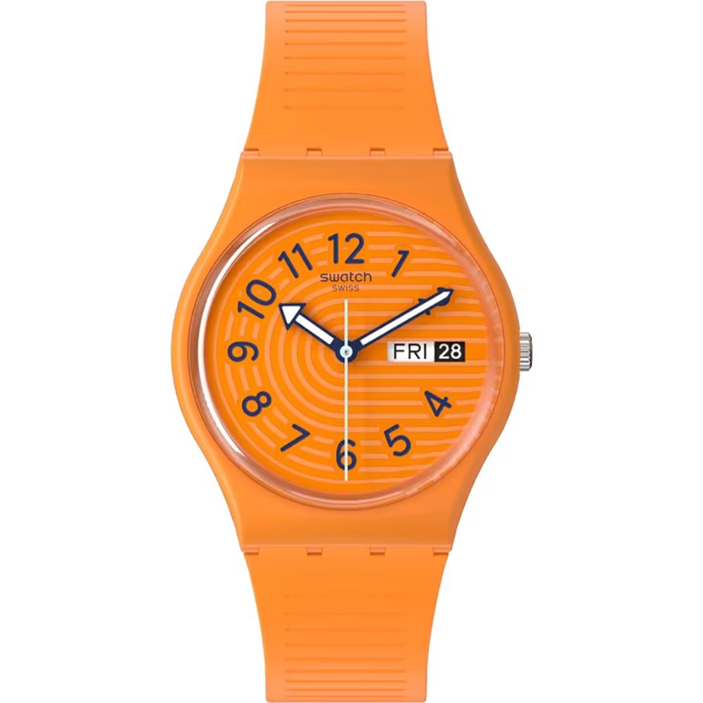 Swatch Standard Gents SO28O703 Trendy lines in Sienna Watch