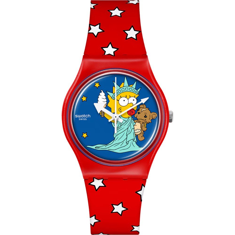 Swatch Originals Medium (34mm) SO28Z120 Little Lady Liberty Watch