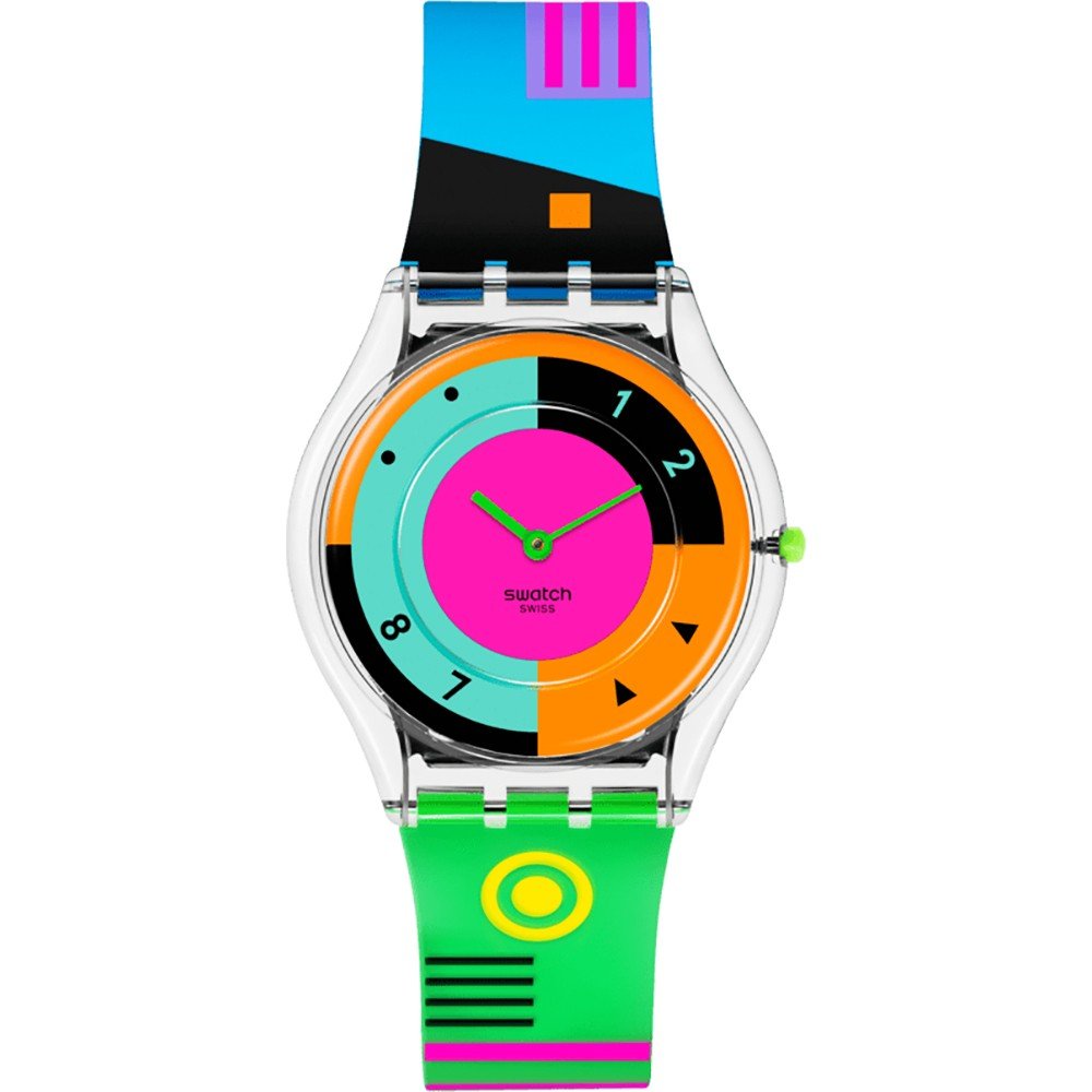 Swatch Skin SS08K119 Swatch Neon Hot Racer Watch