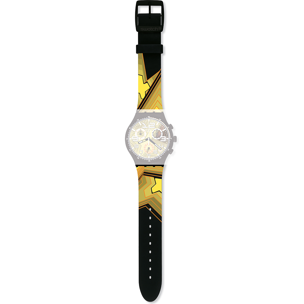 Swatch Irony - Chrono - YC AYCB4010 YCB4010 Stroke Light Strap