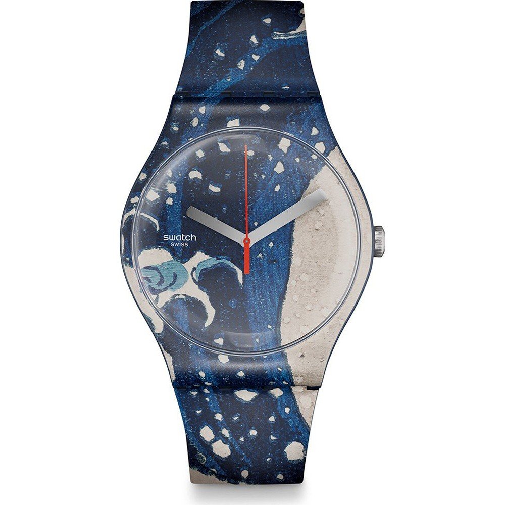 Swatch Specials SUOZ351 Hokusai Astrolabe X Swatch Watch EAN