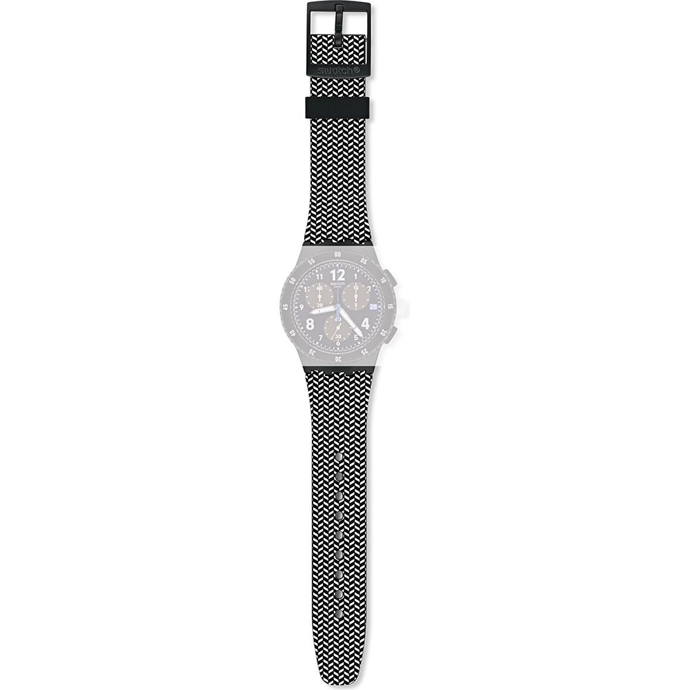 Swatch Plastic - New Chrono - SUS ASUSB407 SUSB407 Girotempo Strap