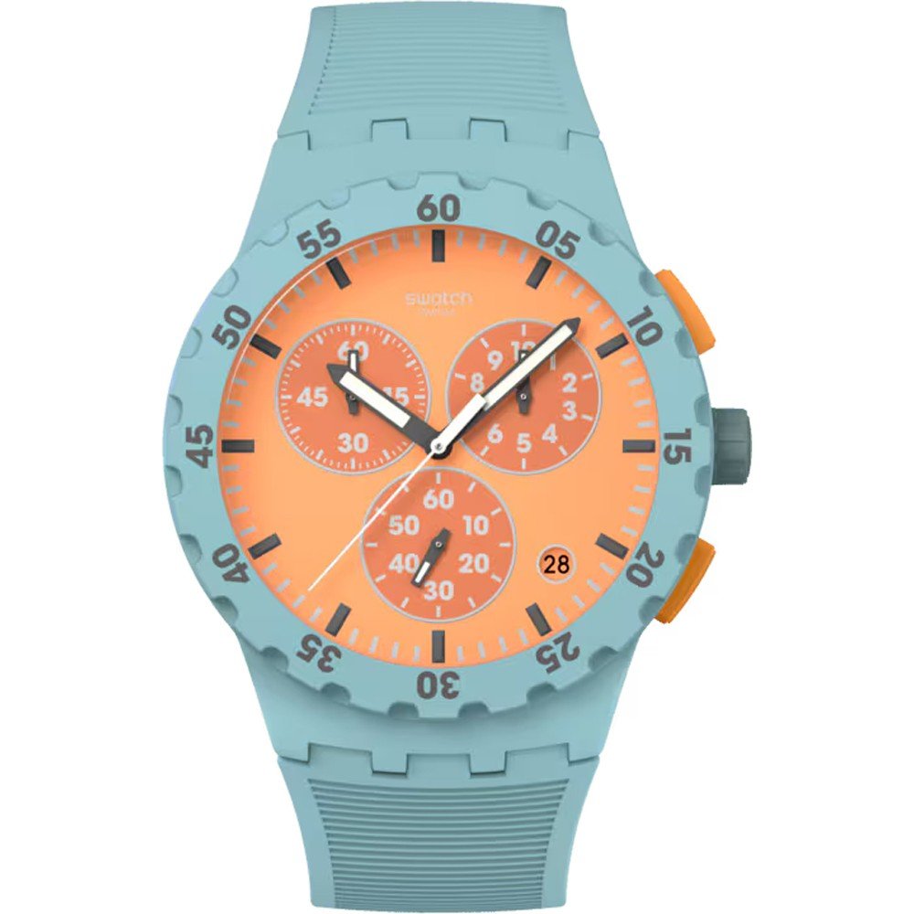 Swatch New Chrono Plastic SUSL401 Juicy Apricot Watch