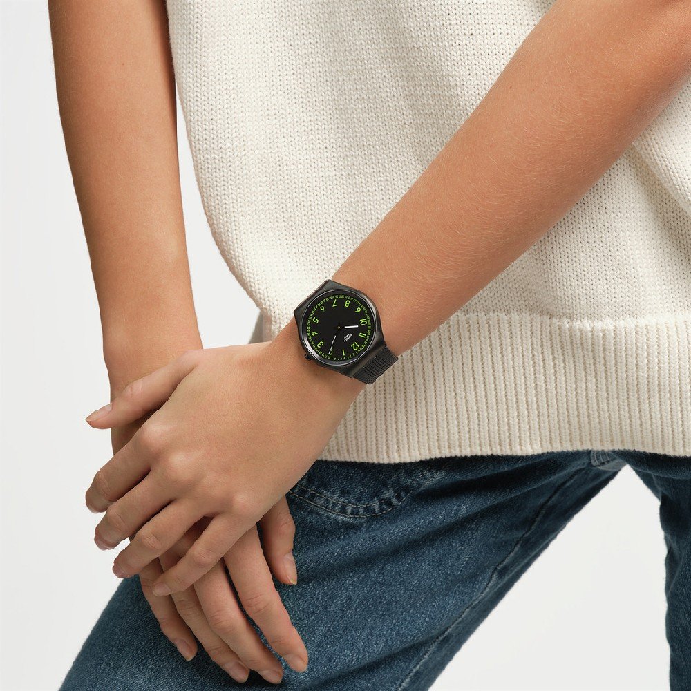 Swatch irony online green