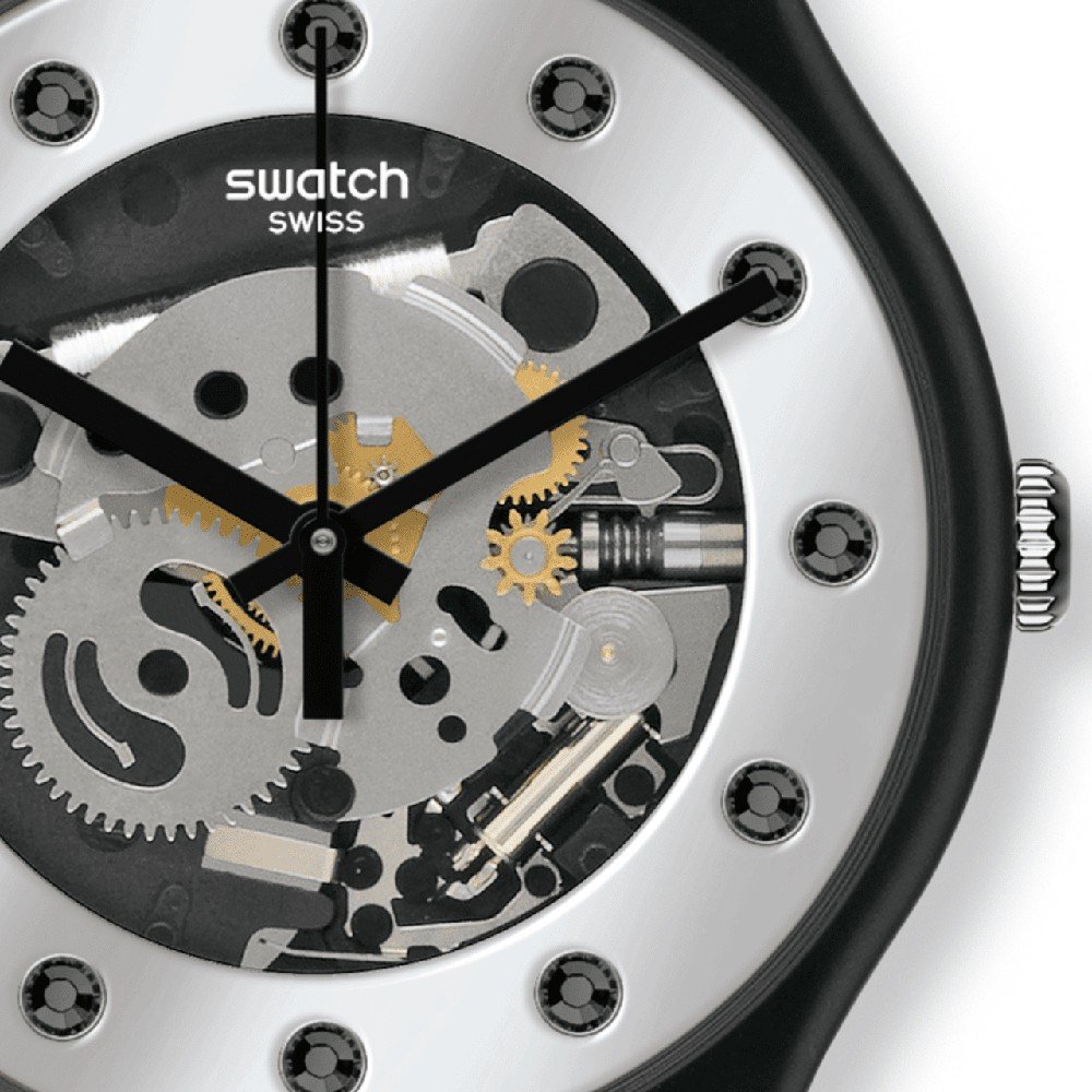 Swatch The Originals Bio-reloaded SO29B109 Silver Glam Again Watch