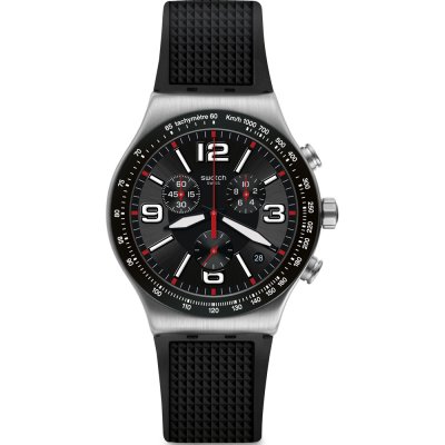 Swatch Irony - Chrono New YVS461 Very Dark Grid Watch