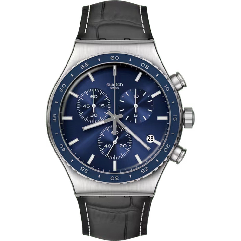 Swatch Irony - Chrono New YVS496 Cobalt Lagoon Watch