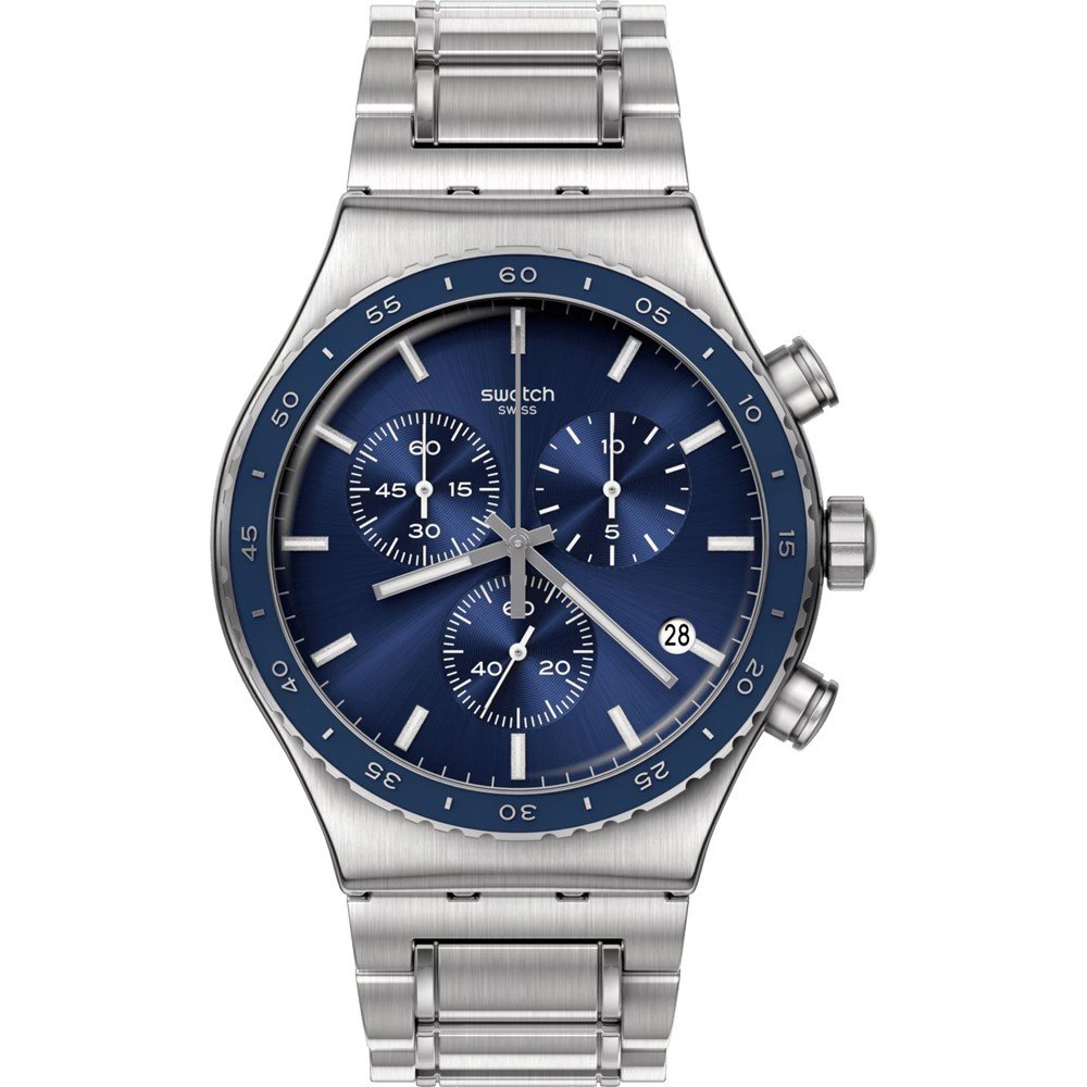 Swatch Irony - Chrono New YVS496G Cobalt Lagoon Watch