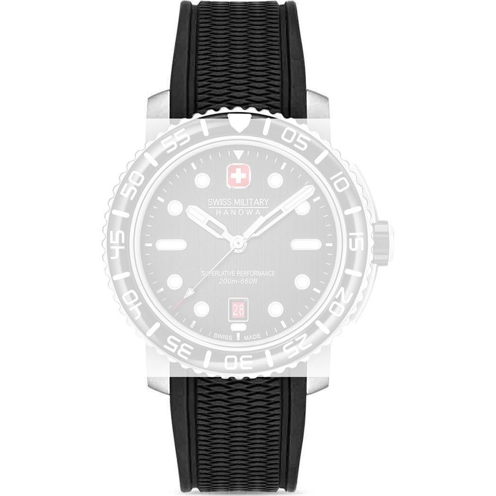 Swiss Military Hanowa ASMWGN0001701 Black Marlin Strap