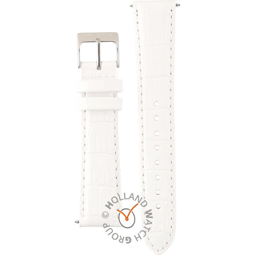 Tommy hilfiger watch store white leather strap